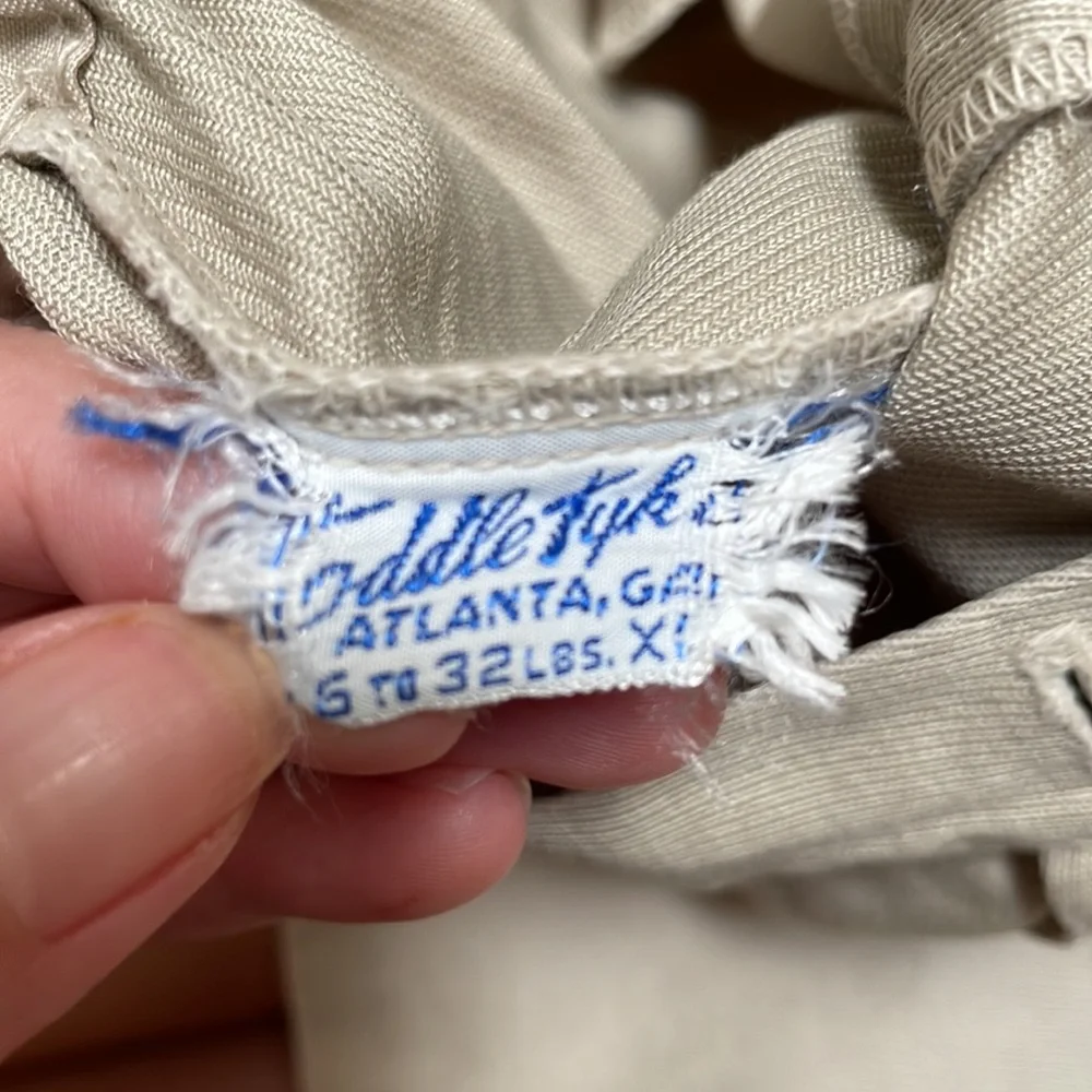 Vintage baby boy khaki snap leg pants size XL